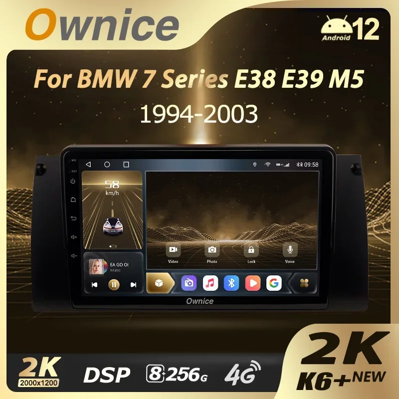 

Автомобильная Мультимедийная система Ownice K6 +, автомагнитола 2 Din для BMW X5, E39, E53, 9,5-1999, с видеоплеером, Навигатором, стерео, GPS, Android 2006, No 2din