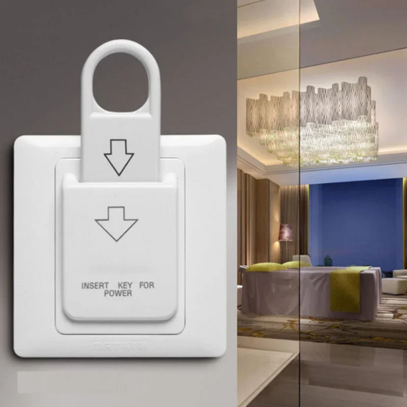 Hotel Magnetic Card Switch Energy Saving Switch Insert Key for Power High Energy-saving Magnetic Key for Power with Insert Card access control card