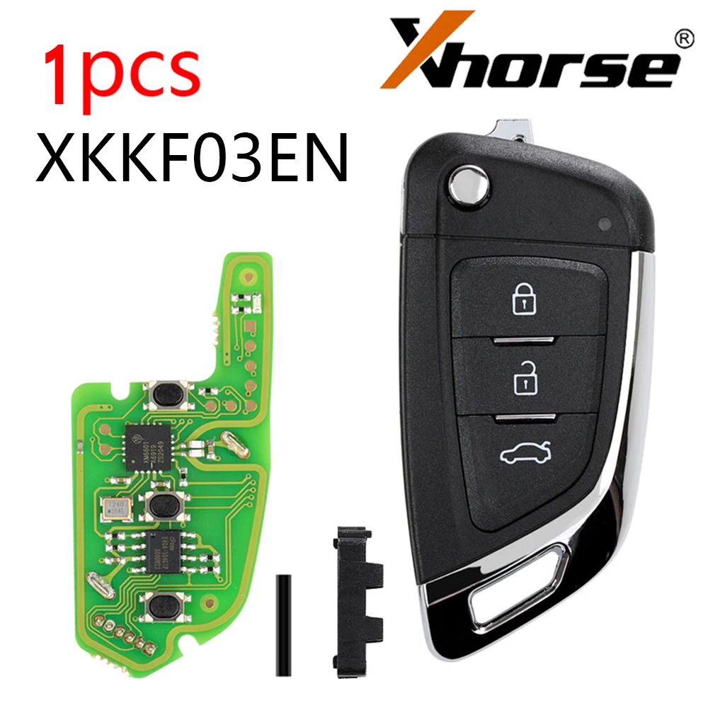 1pcs XHORSE XKKF03EN Universal Remote Key 3 Buttons Fob Knife Style for VVDI Mini Key Tool and VVDI2 riooak 10pcs lot xhorse xkto02en universal wire remote key 3 buttons for xhorse vvdi mini key tool vvdi2 k518 i80 free shipping