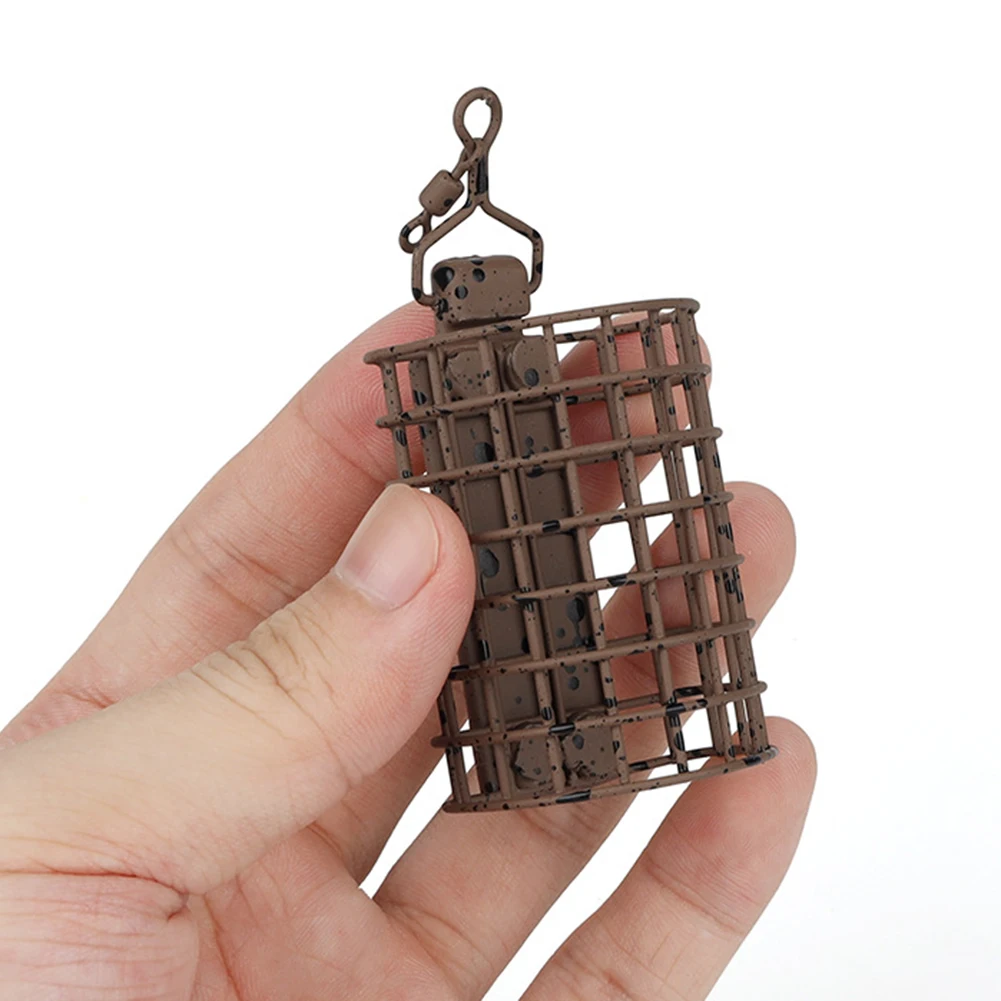 

Metal Fishing Cage Feeders Coarse / Carp 20/30/40/50/60g Fishing Cage Swim Feeders 45x28cm Fish Accessories Pesca Tackle