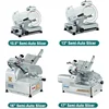 Electric frozen meat slicer Cheese Mutton roll Beef Ham flaker electric food potato slicer manual Semi-automatic meat slicer 5