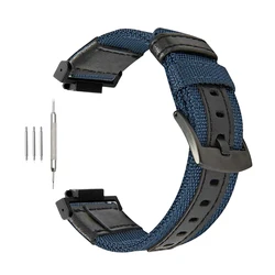 Durable Nylon 16mm Watchband Replacement Strap - 16mm (Navyblue)