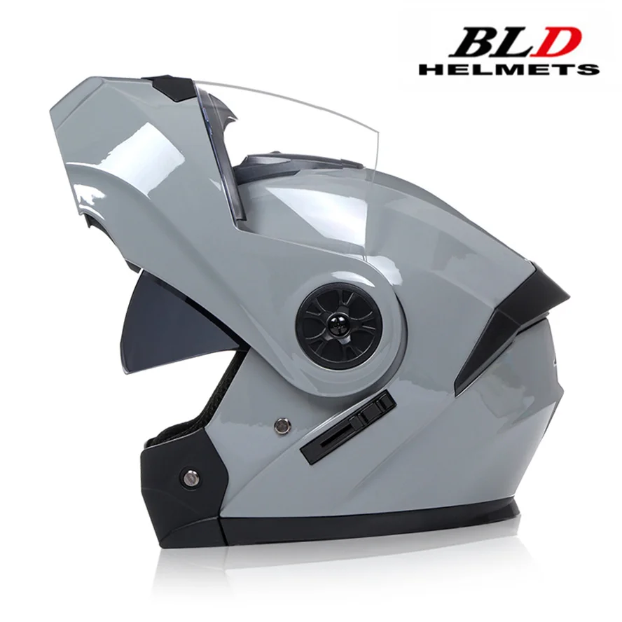 

DOT Approved BLD Personalised Motorcycle Full Face Helmet Men Women Safety Downhill Motocross Racing Modular Flip Up Casco Moto