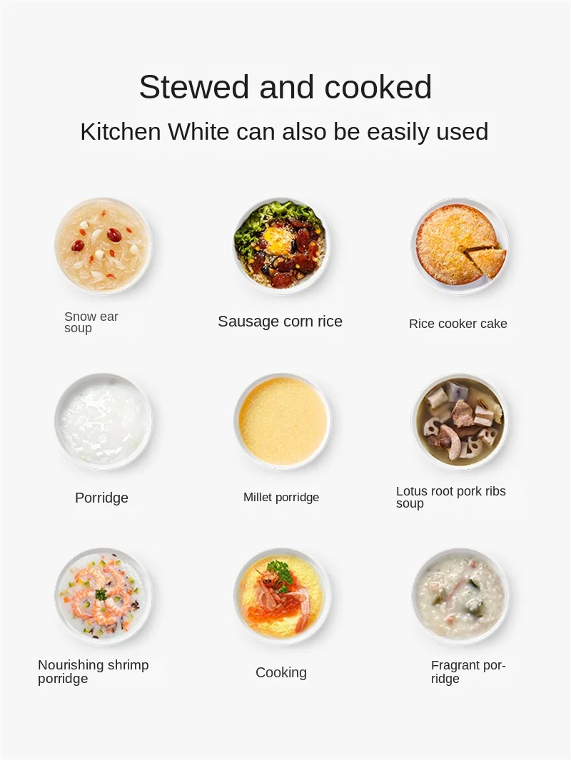 Description Picture 4 of item5L Multicooker Household Slow Cooker Electric Pressure Cooker Multifunctional Cooking Soup Rice Cookers Food Warmer Lunch Box