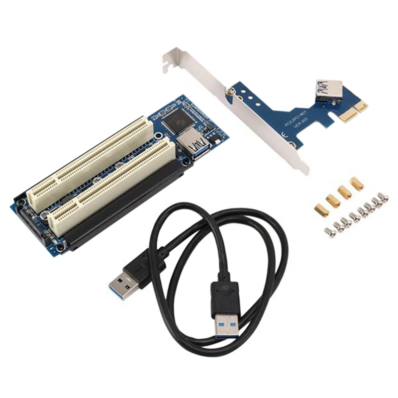 

PCI E-двойная Плата расширения PCI-E, адаптер, карта управления видеозаписью, инновационная звуковая карта