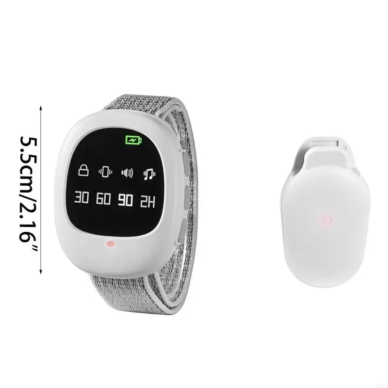 AXYA Professional Bedwetting Alarm Wireless Arm Wear Pee Alarm for Kid Toddler Adult
