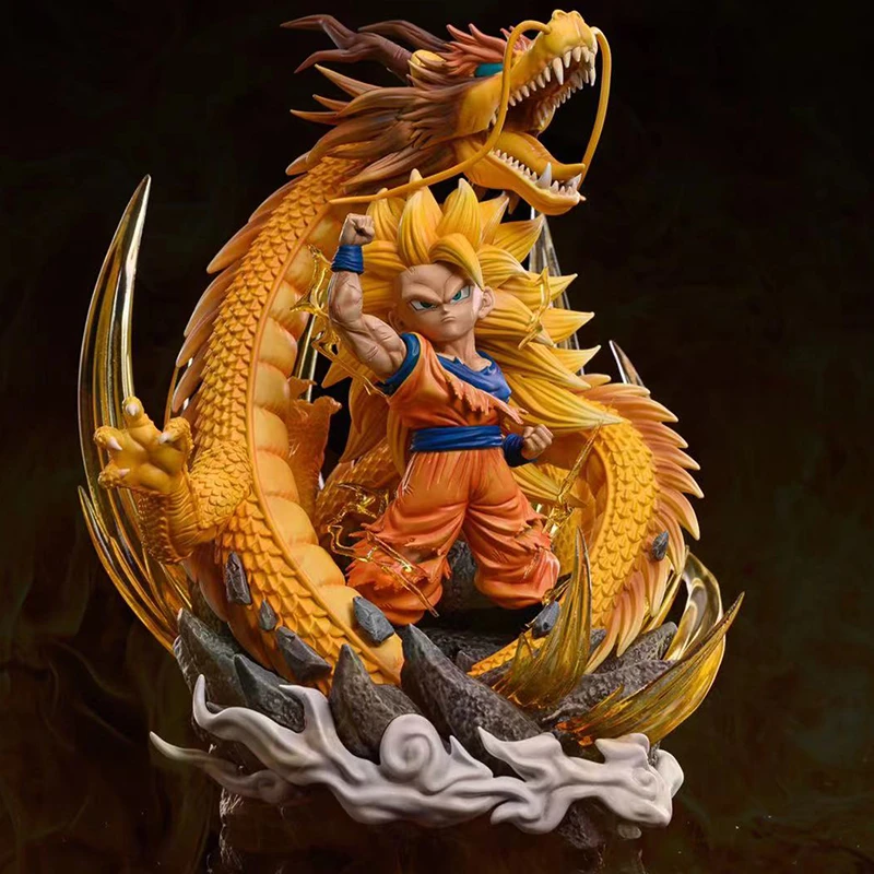 15cm Dragon Ball Z Son Goku Figure Gk Ssj3 Dbz Super Saiyan 3 Son Goku