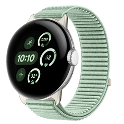Elastic Nylon Loop Sport Band Strap - Adjustable Bracelet Accessory - Pixel watch 1 41mm (Turquoise blue)