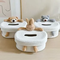 Creative Nordic style tissue box for home living room storage 1