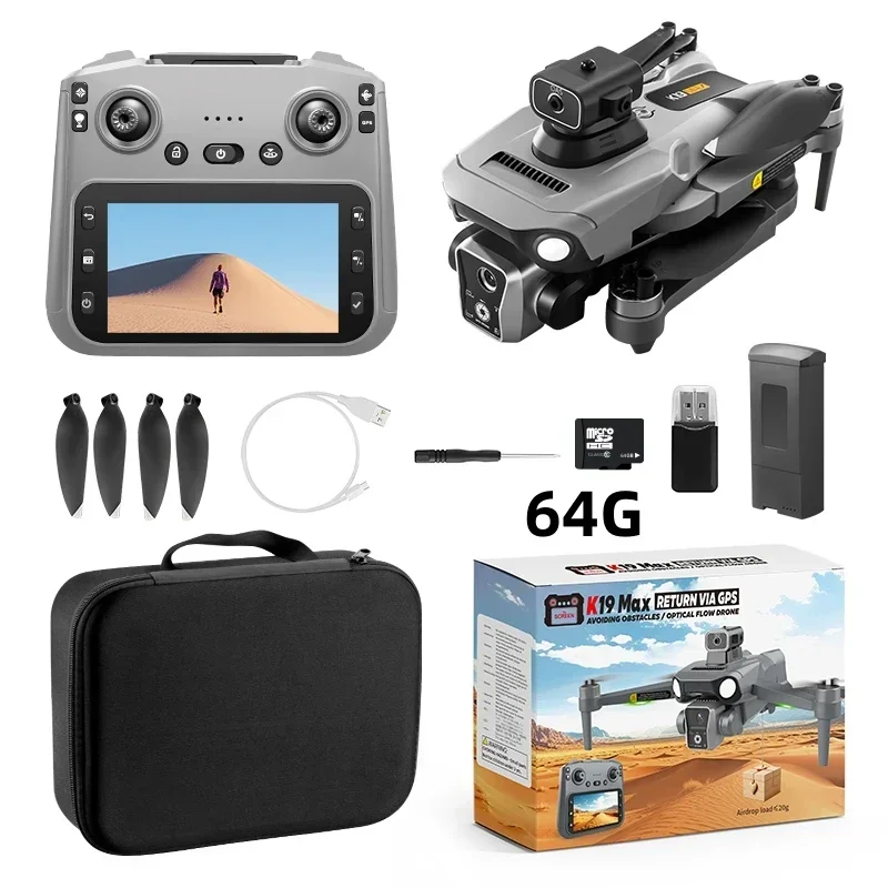 K19 Max. 360° ° Laser OAS Professional Drone 3-axis Aerial Photography High Definition Picture with GPS Mavic Mini K19 Max. 360° ° Laser OAS Professional Drone 3-axis Aerial Photography High Definition Picture with GPS Mavic Mini
