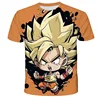 Cartoon Dragon Ball Z Top Kids 3D Print Short Sleeve Anime O Neck T-shirt Tees Children Soft T-shirts Boys' Casual Clothes Tops 6