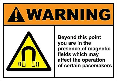 

Beyond This Point You are in Magnetic Wall Poster Tin Sign Vintage BBQ Restaurant Dinner Room Cafe Shop Decor