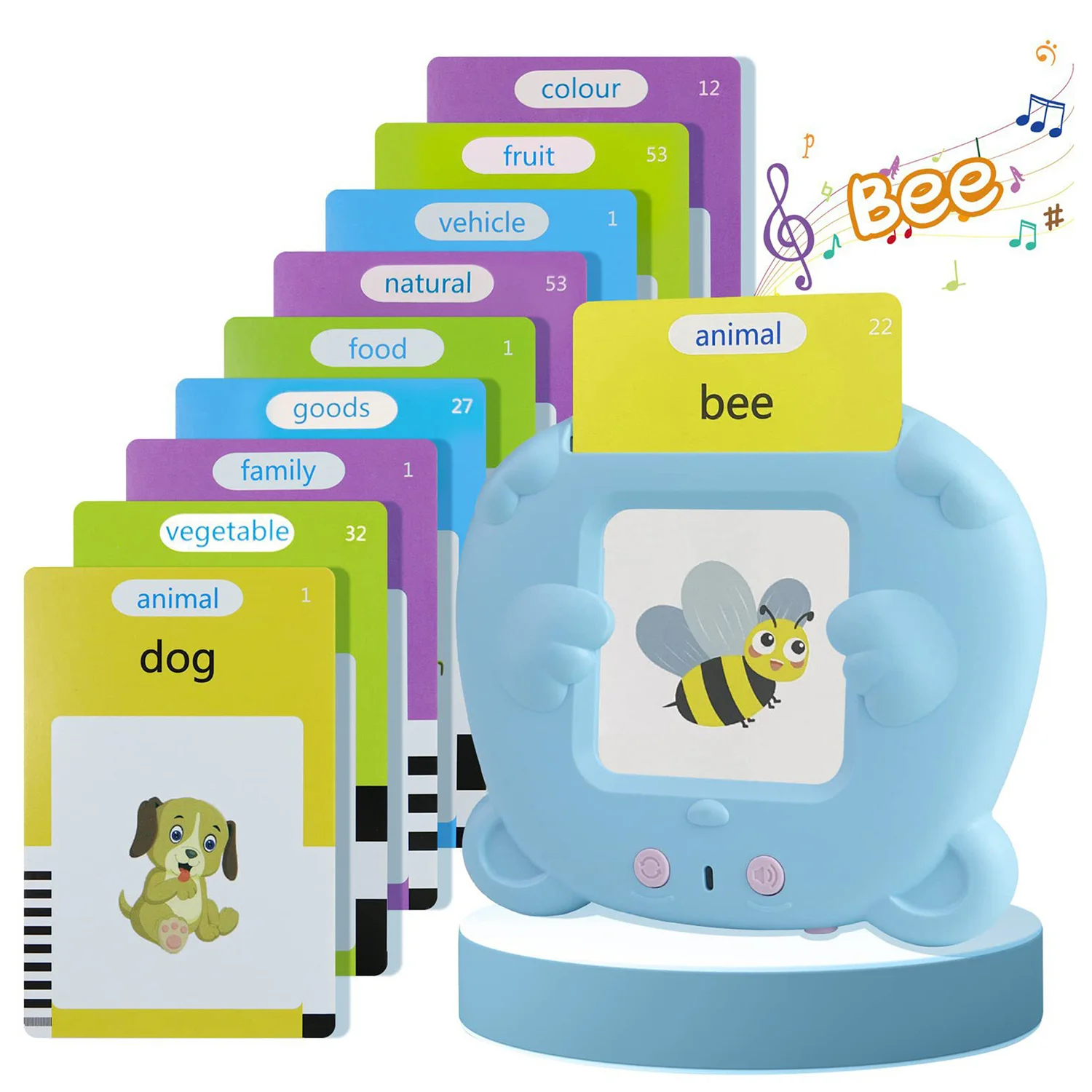 Children's puzzle voice card machine, English flash card, bilingual learning machine, intelligent card insertion machine 5