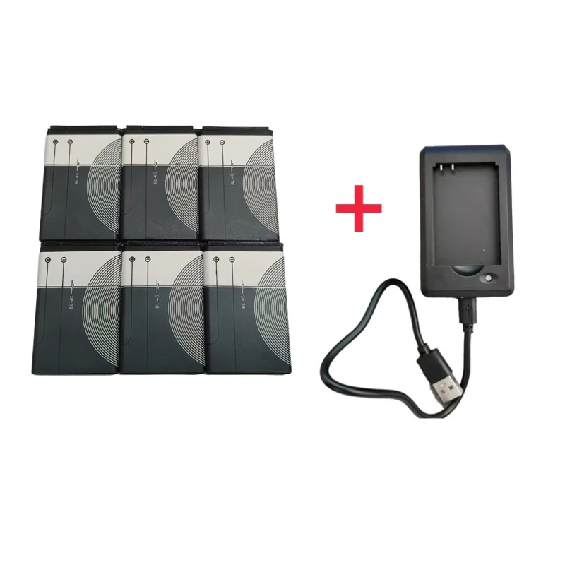 6PCS with charger