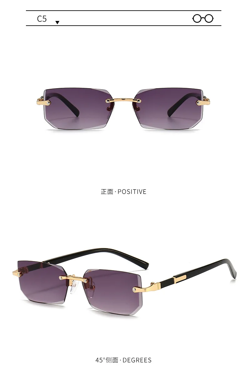 S1617eb7ffebf4c7ba93407451f3212d6d Rimless Sunglasses Rectangle Fashion Popular Women Men Shades Small Square Sun Glasses For Female Male Summer Traveling Oculos