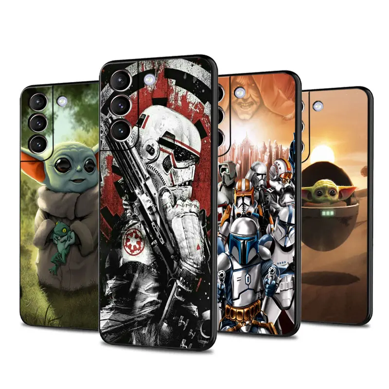 Custodia Per Samsung Galaxy S23 Ultra S20 Fe S22 Plus S21 S10 Lite S10E S9 S8 S7 Cover Per Telefono In Silicone Nero Hot Movie Starwars Funda