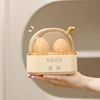120W Mini Electric Egg Boiler Smart Steamer Timing Egg Cooker Breakfast Machine 2 Eggs Portable Steamer Automatic Power Off 220V 1