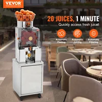 VEVOR Commercial Orange Juicer, 120W Automatic Feeding Juice Extractor w/Water Tap, tainless Steel Juicer Machine 25 Oranges/Min 2