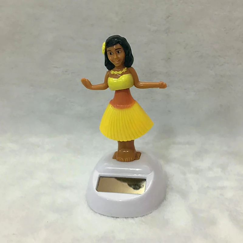 

Solar Cartoon Toy Car Ornament Rocking Little Girl Car Ornament Creative Solar Gifts Children's Birthday Toy Gift