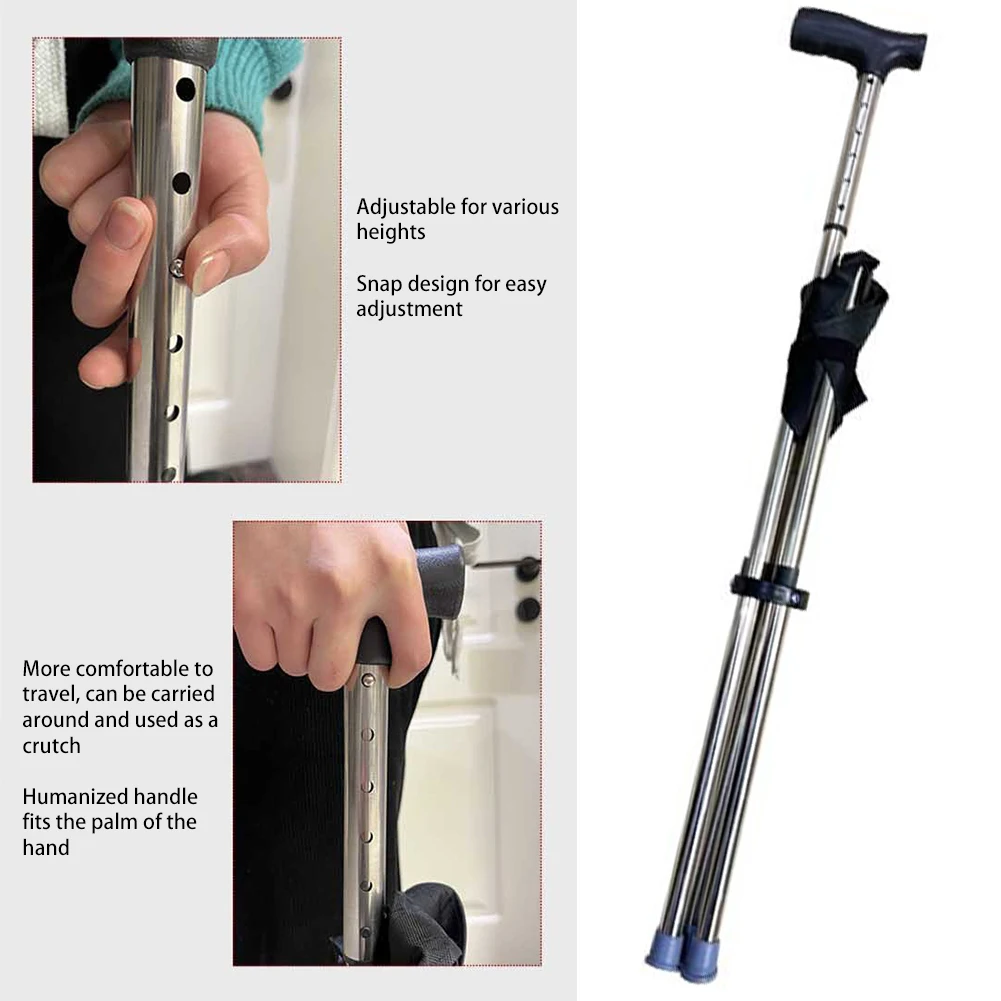 Foldable Cane Seat Stool 3