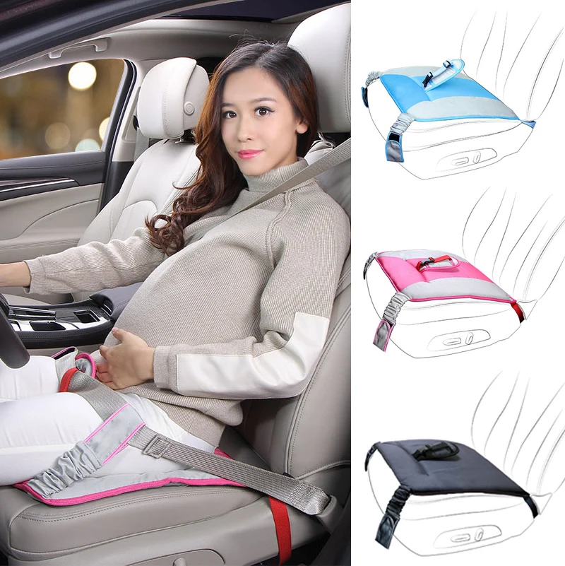 grey Maternity Car Seat Belt Adjuster Comfort Safety Seat Belts for