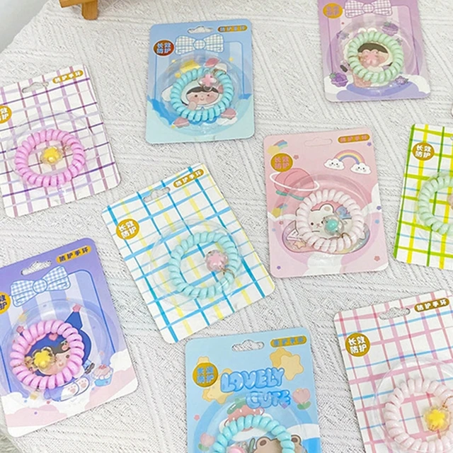 Rajzfilm Szúnyogtaszító Karkötő Elasztikus Citronella Csuklószalag Gyermekek Számára Felnőtteknek Szabadtéri Utazás M68E - Image 3