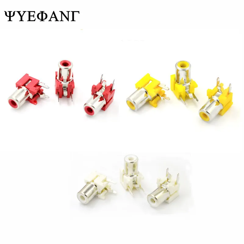 PCB Panel Mount RCA Socket Female Jack Video