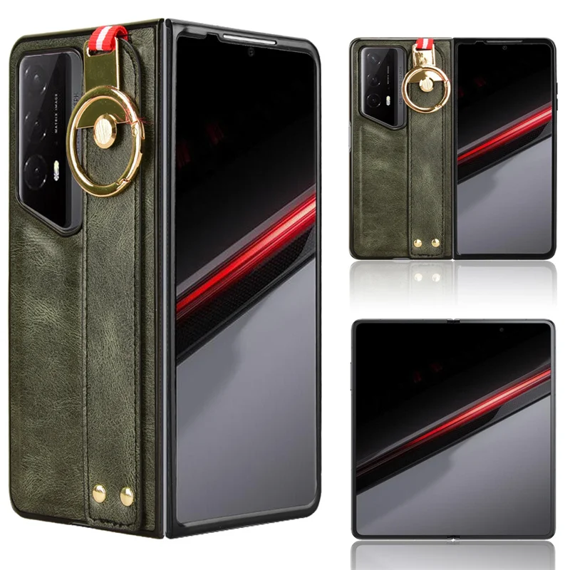 Per Honor Magic V2 Rsr Wristband Ring Case Tpu Cover Posteriore Dust Box Adatto Per Huawei Honor Magic V2 Rsr