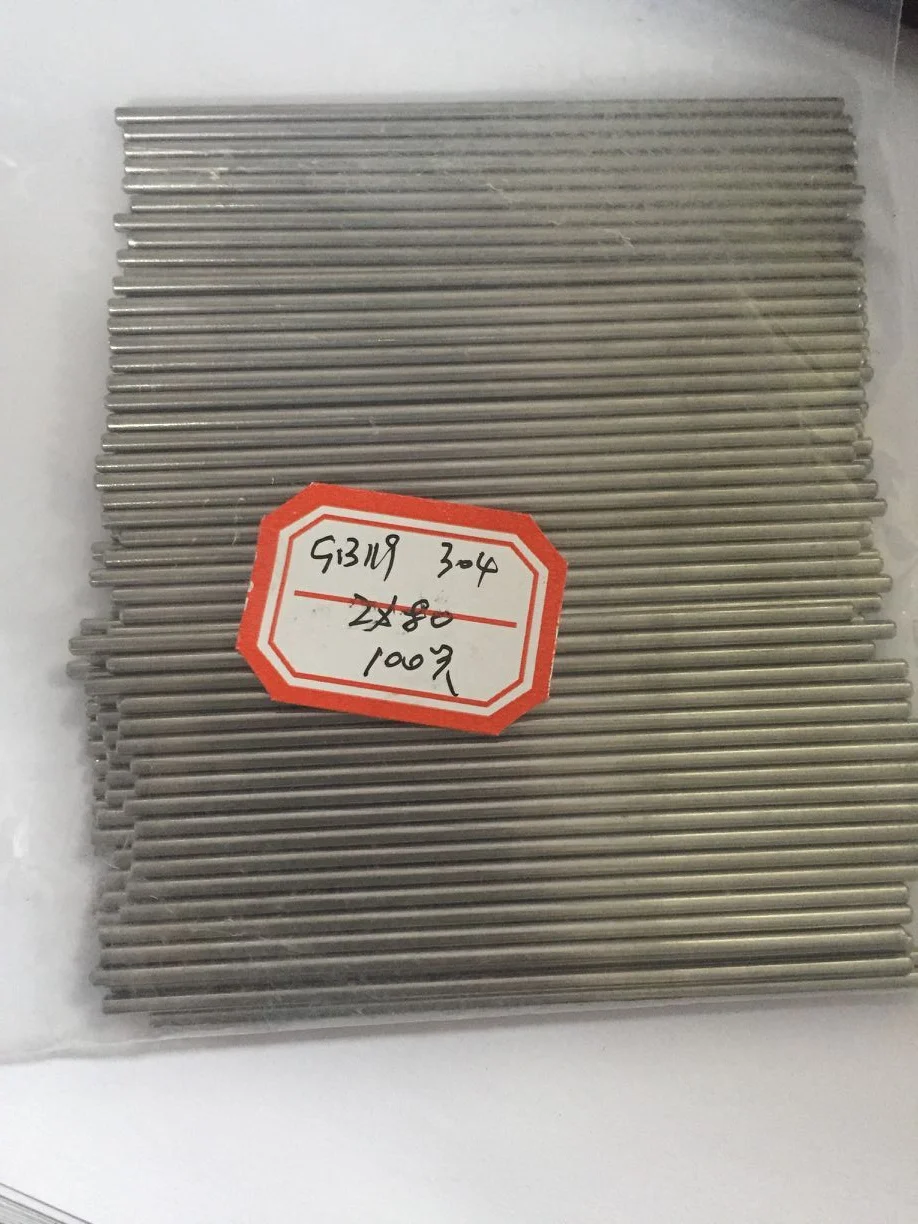 100pcs 2/2. 5/3/4/5/6/8/10/12 มม.x 80 มม.304 สแตนเลสสตีล Dowel Pins ยึดองค์ประกอบเงิน 1