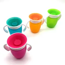 

360 Degree Can Be Rotated Magic Cup Baby Learning Drinking Cup LeakProof Child Water Cup Bottle