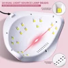 Professional Nail Dryer With 18LEDS Infrared Sensor Manicure Nail UV Lamp for Curing All UV Gel Nail Polish Dryer Salon Tools 2