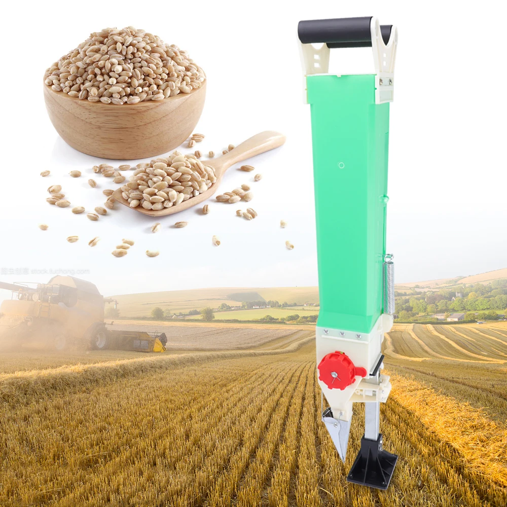 

Adjustable Manual Handheld Corn Peanut Seed Spreader Vegetable Planter Garden Fertilizer Seeder