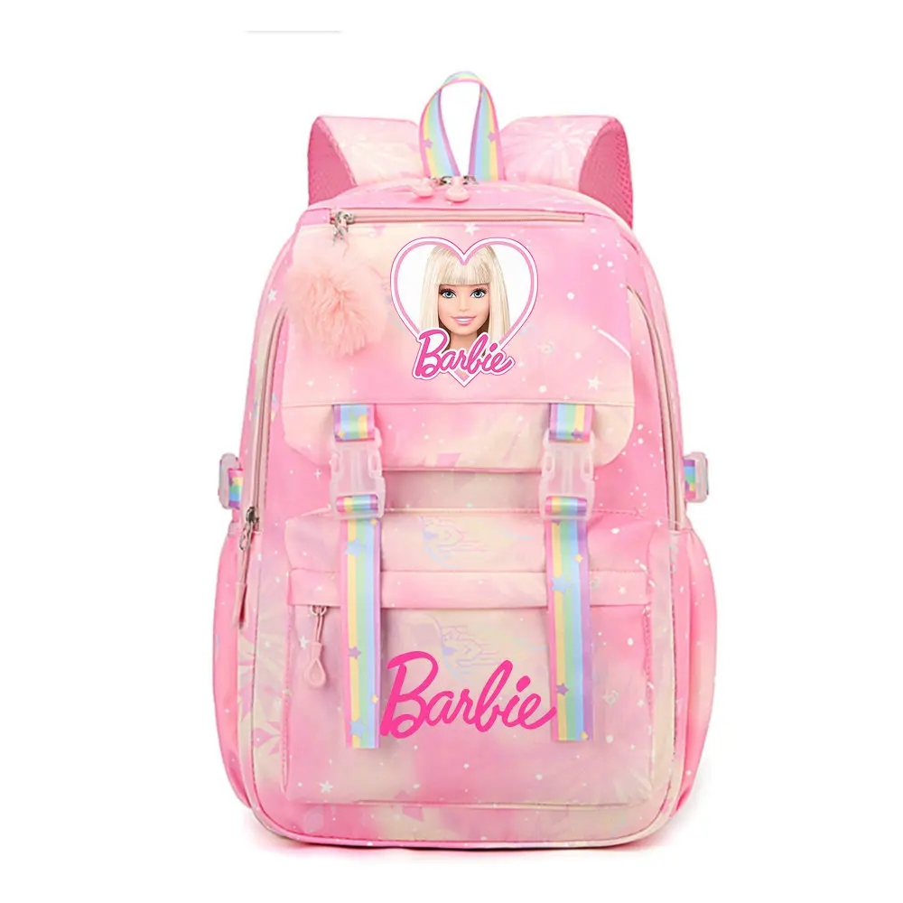 Children Backpack Barbie Boy Girl Kids School Book Bags Canvas Travel Laptop Backpack