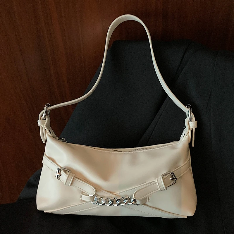 

Luxury Designer New Y2K Fashion Shoulder Bags Summer Casual Versatile Small Handbags 2023 Simple Style Chain Crossbody For Women