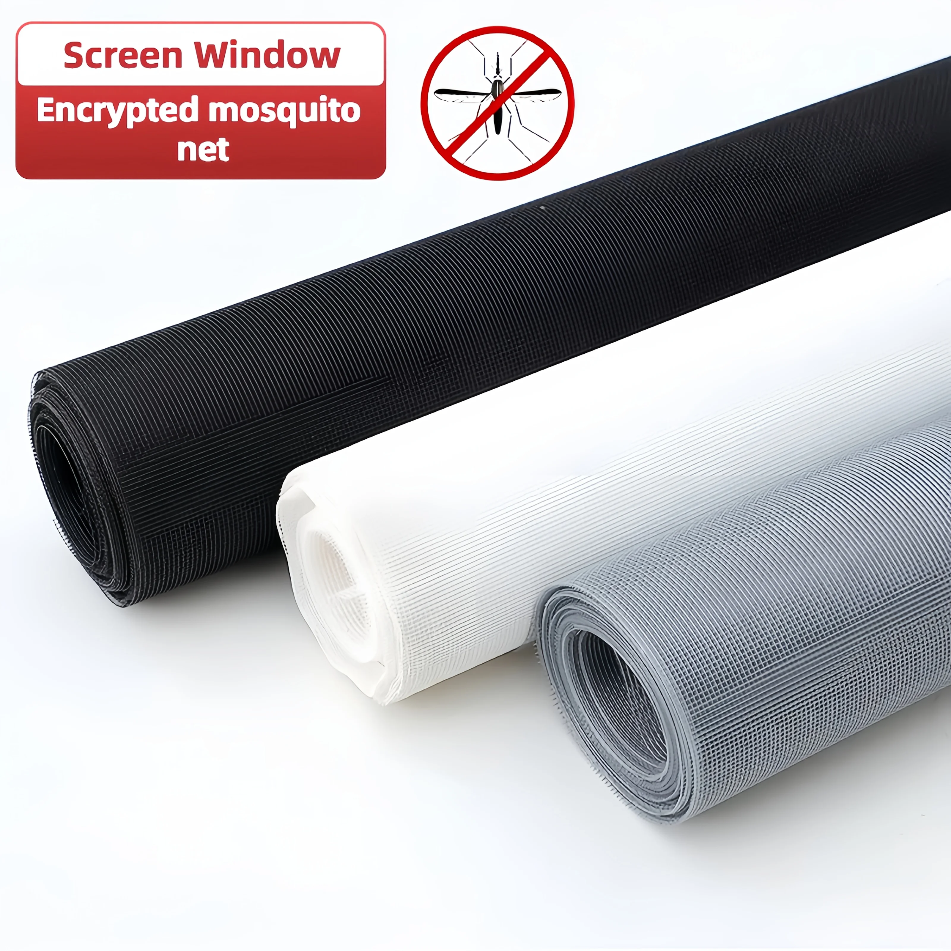 Large Window Screen Mesh - Pet-Proof and Insect-Resistant for Balconies and Gardens