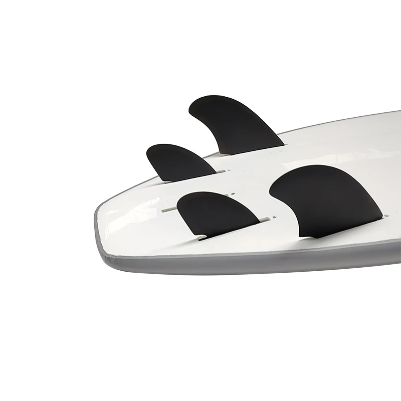 UPSURF-Surfboard Fins Set, Big Honeycomb Fins, Twin Rear Fin, Twin Side Fins, Single Tabs, 4 Surf Quad Set