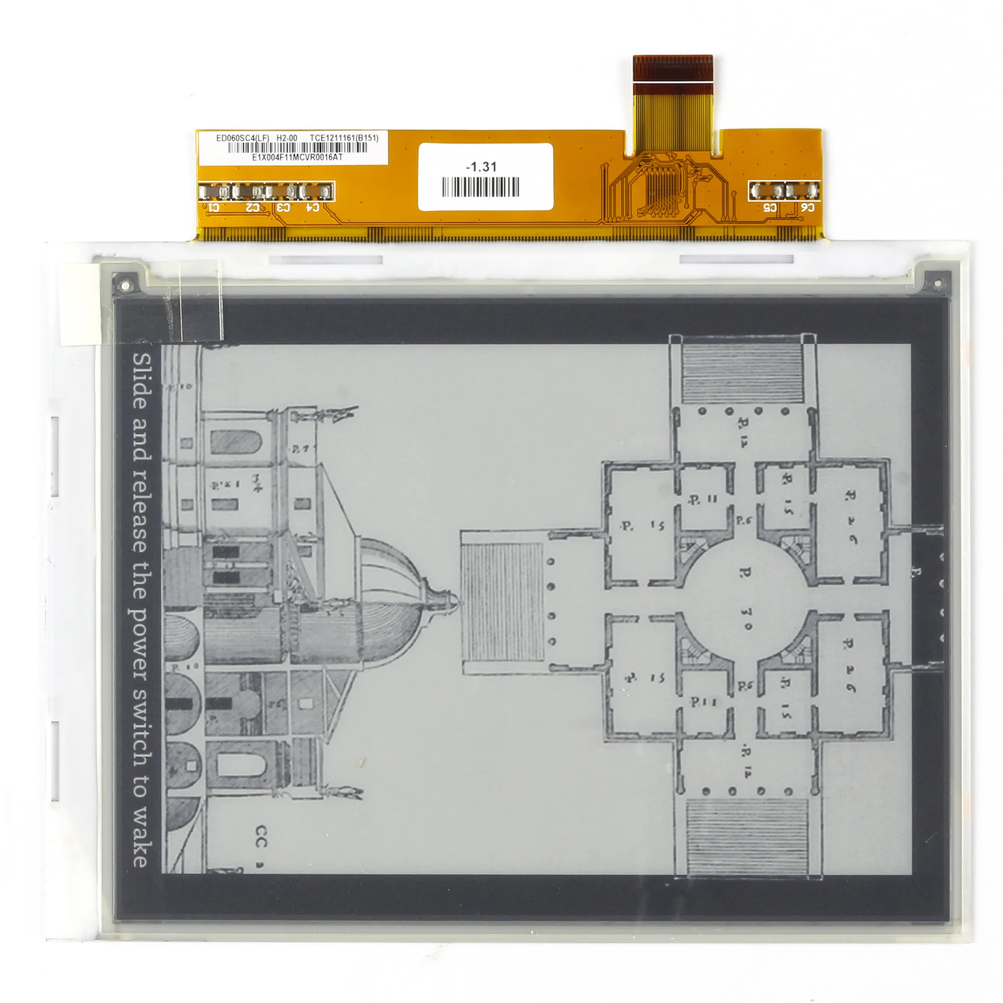 

6-дюймовый экран 800x600 для электронной книги Digma E600