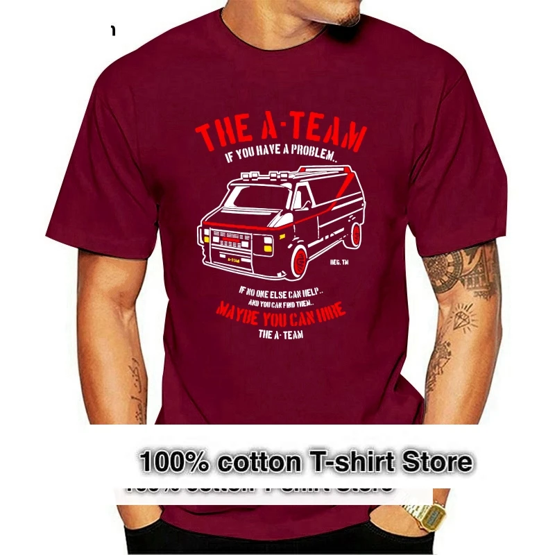 The A Team Van Mens Funny 80 Tv Program T Shirt Show Mr T