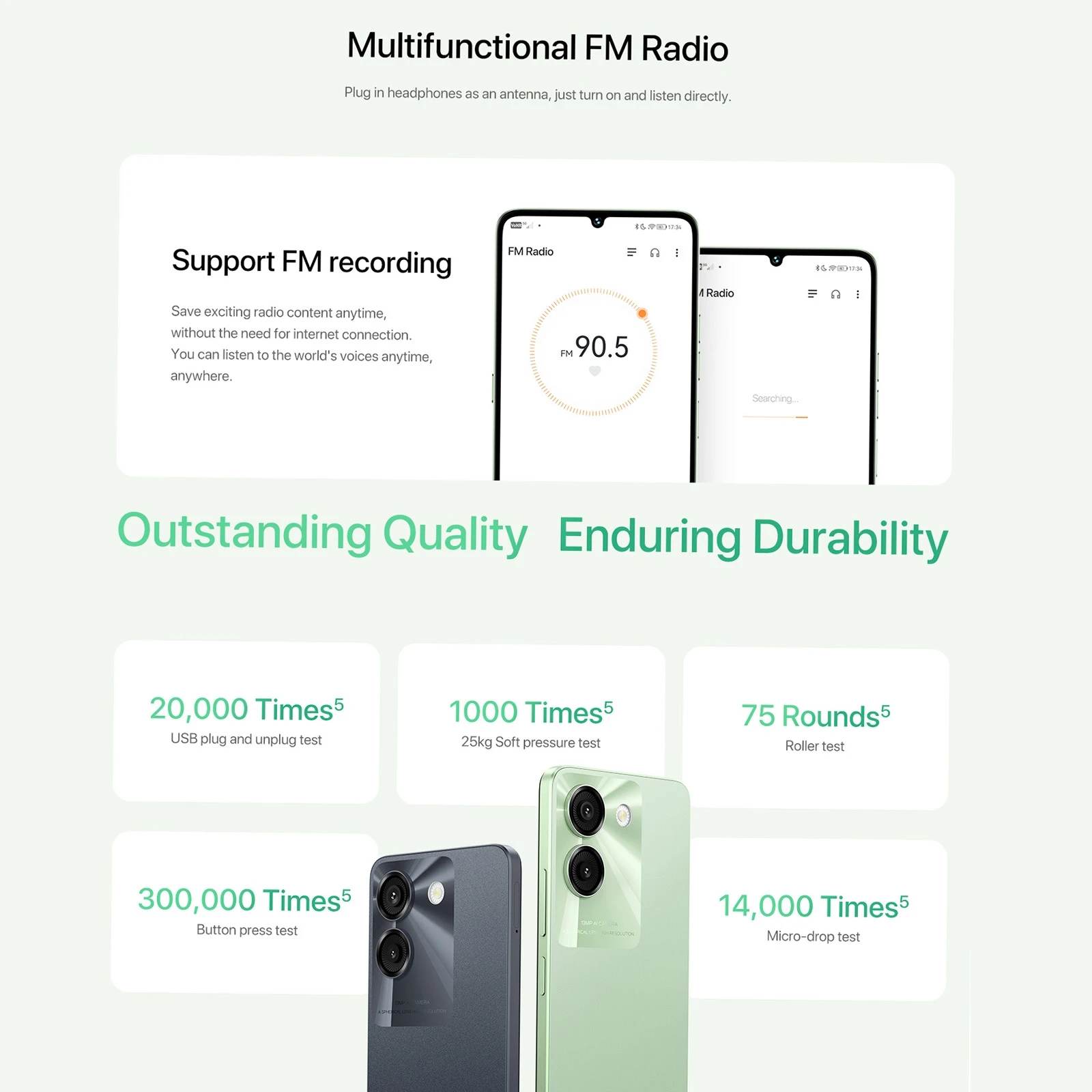 UMIDIGI G9A Smartphone 4GB+64GB 6.75 inch UNISOC Octa Core 13MP Camera 5000mAh Battery Dual SIM Card 4G Android 14 Cellphone 6
