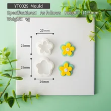  Geometric Shape Soft Pottery Polymer Clay Cutter Ellipse Hollow French Earrings Cut Mold for Earring Jewelry Pendant Making 