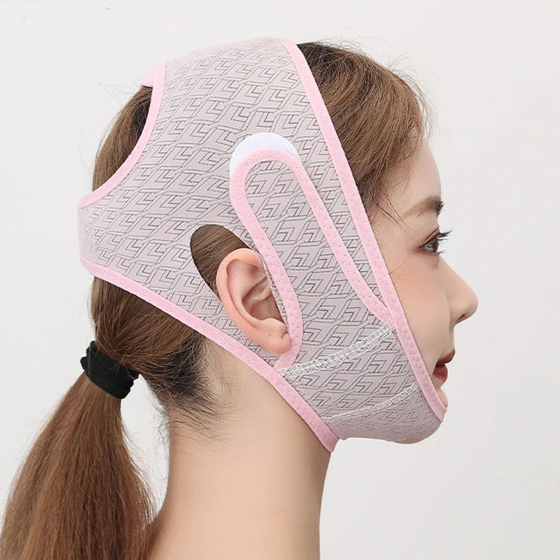 Elastic Face Slimming Bandage V Line Face Shaper Women Chin Cheek Lift Up Belt as face slimming strap Facial Anti Wrinkle Strap Care Slim Tools