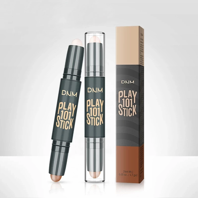 Double-end Face Concealer Pen Foundation Highlighter Contour