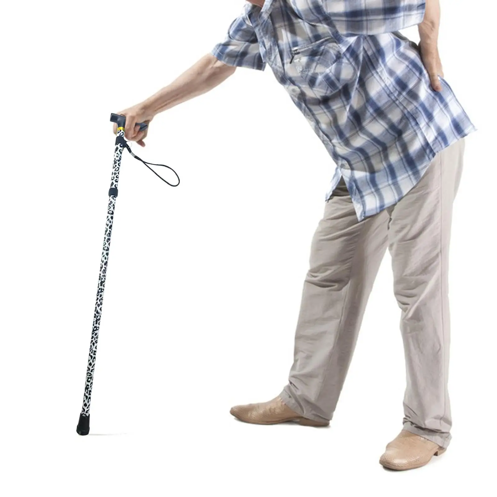 Trekking Poles Collapsible Lightweight Adjustable Walking Pole Walking Sticks for Men and Women Mountaining Backpacking Walking 5