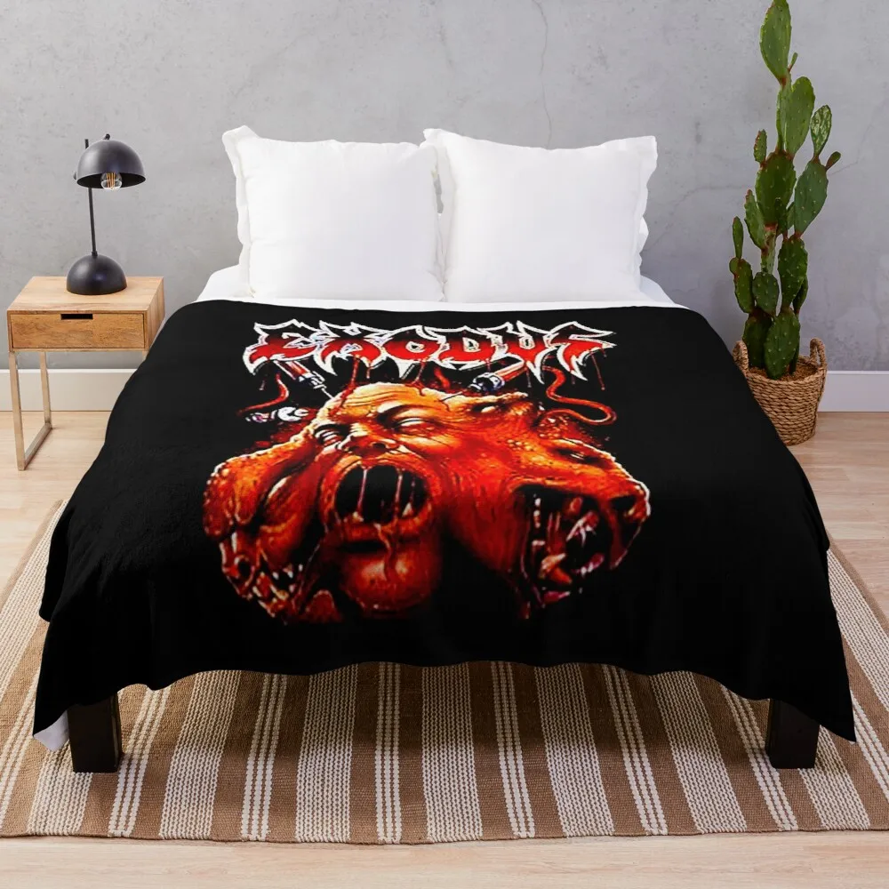 

0BEST SELLING EXODUS Throw Blanket Soft Plaid Decorative Blankets