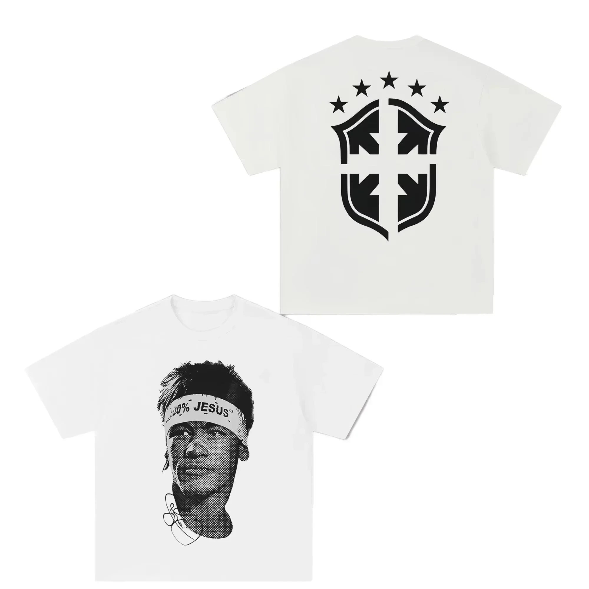 Cristiano Ronaldo Football Superstar Super Fashion Printed Short Sleeve T-shirt Distress American Women's Polyester Tops Tees 3