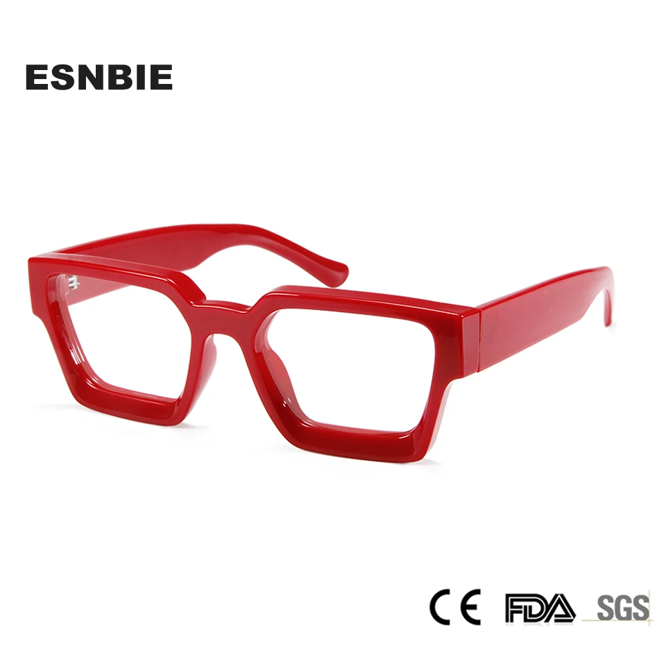 

Off Designer Bold Men'S Frame Glasses Oversized White Tr90 Ultralight Large Square Eye Glasses Frames For Women Lunette De Vue
