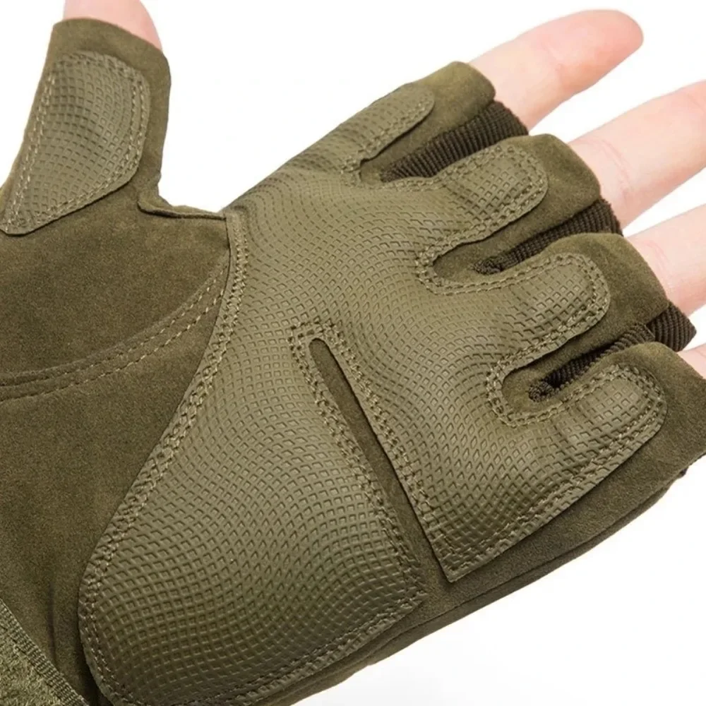Tactical Gloves Half Finger Paintball Gym Sports Hunting Anti-Skid Men Bicycle Full Finger Gloves Protective Gear