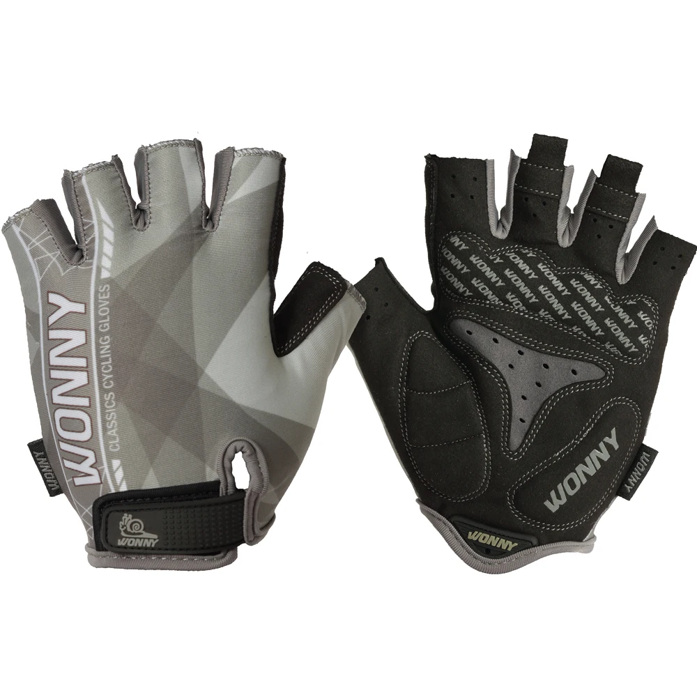 Unisex Half-Finger Cycling Gloves - Anti-Slip & Shock-Absorbing for Outdoor Sports & Fitness