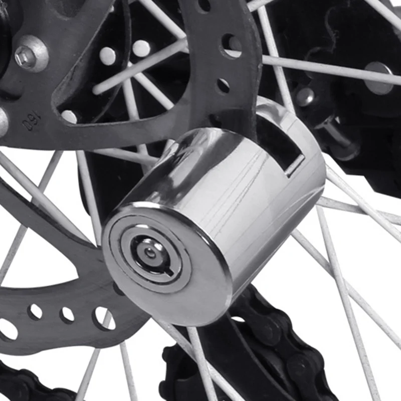 Bicycle Lock Anti-theft Disk Brake Rotor Lock Safety for Scooter Bike Lock Bicycle Motorcycle 8