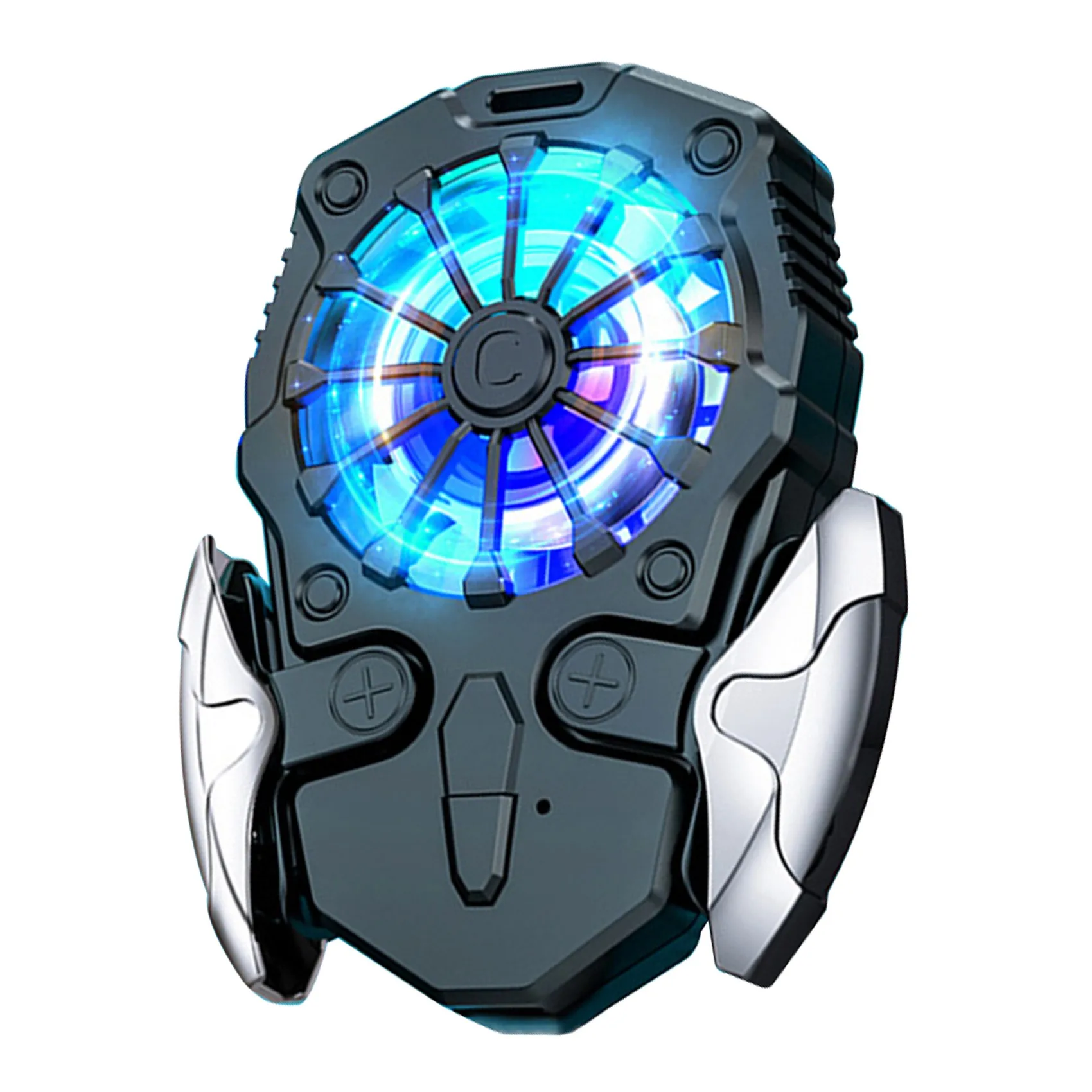 

Радиатор для телефона 2 в 1 с RGB-подсветкой, охлаждающий вентилятор для телефона, игровой контроллер, джойстик для PUBG светильник L1R1, триггеры